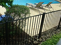 <b>Alumi-Guard Ascot 2 Rail Flat Top Aluminum Fence</b>